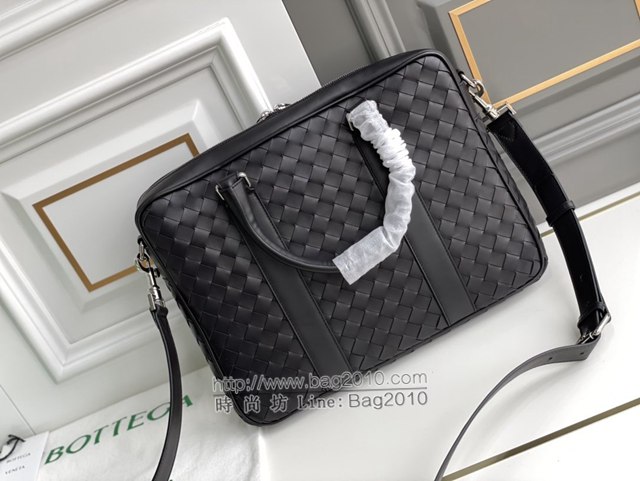 Bottega veneta高端男包 98083 寶緹嘉原單胎牛皮男包 BV經典款編織包男士手提公事包  gxz1366